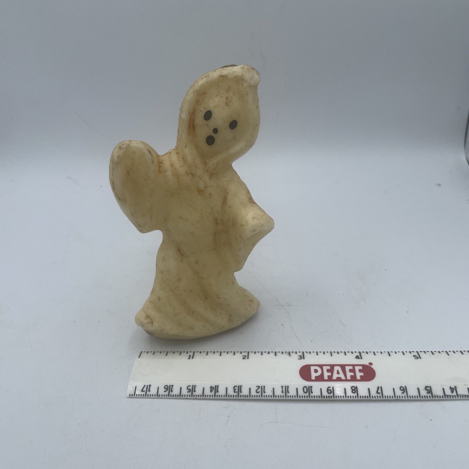 Vintage Scream Ghost face Halloween Candle Spooky Haunted Estate Clean Out Find