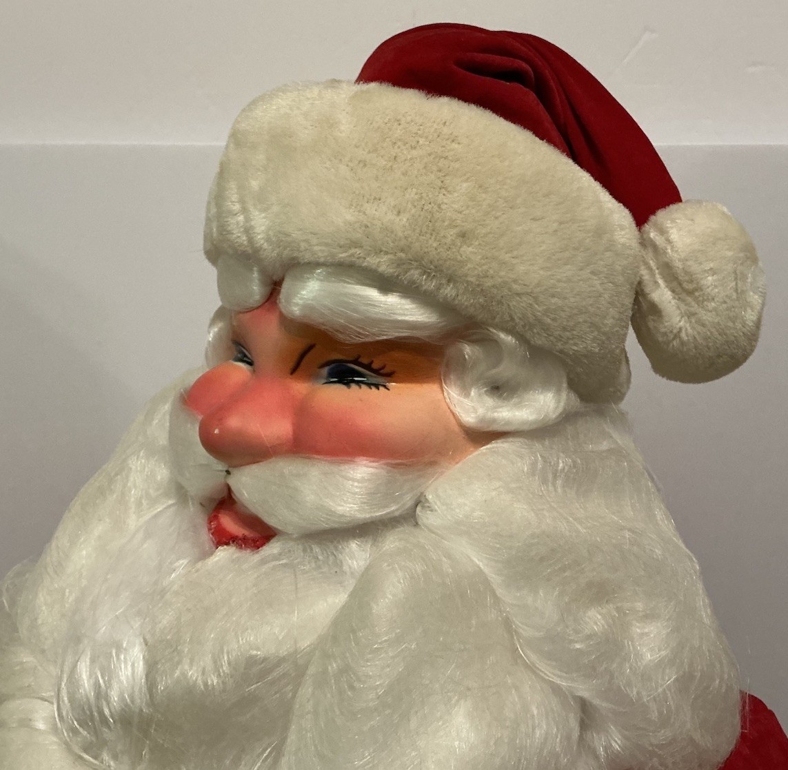 VINTAGE HAROLD GALE SANTA CLAUS 1950’S CHRISTMAS STORE DISPLAY ADVERTISING 38”