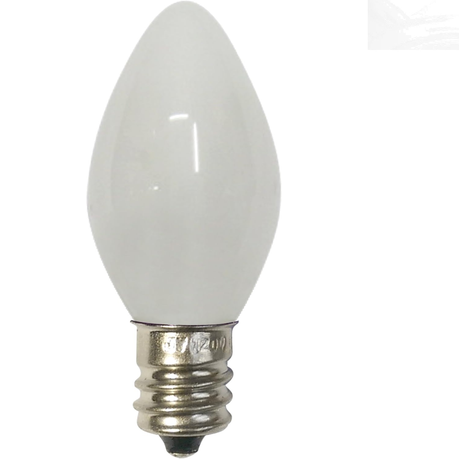 4-Pack Energy Efficient C7 Incandescent Replacement Bulbs – Bright White Light