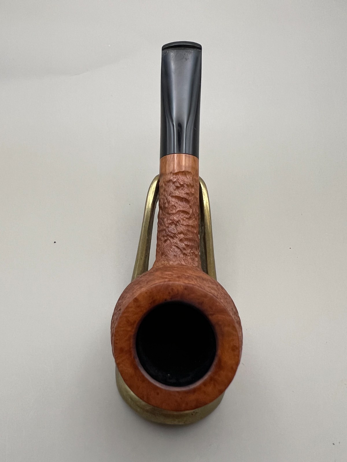 Johannes Hoffmann Rusticated Straight Apple Estate Pipe Hand Made in Denmark
