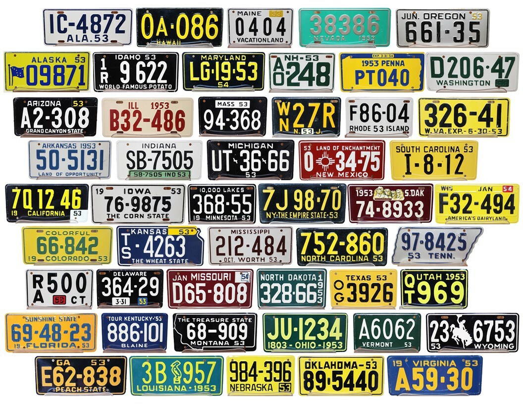 🚲 Vintage 1953/54 Wheaties Cereal Premiums: Collectible Bike License Plate 🚲