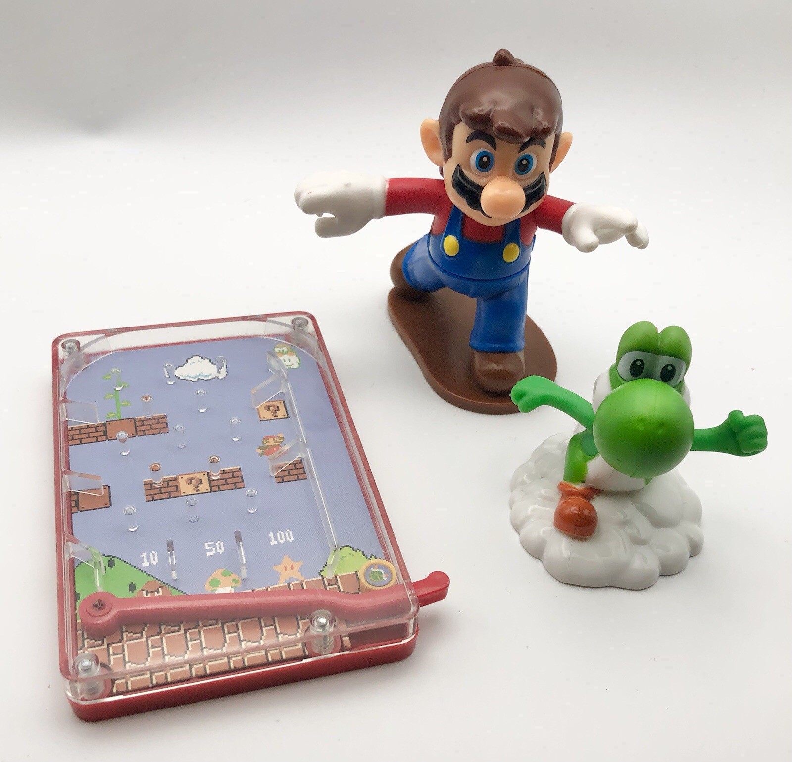 Nintendo Super Mario Brothers McDonald’s Happy Meal Promotional Toy Set Of 3