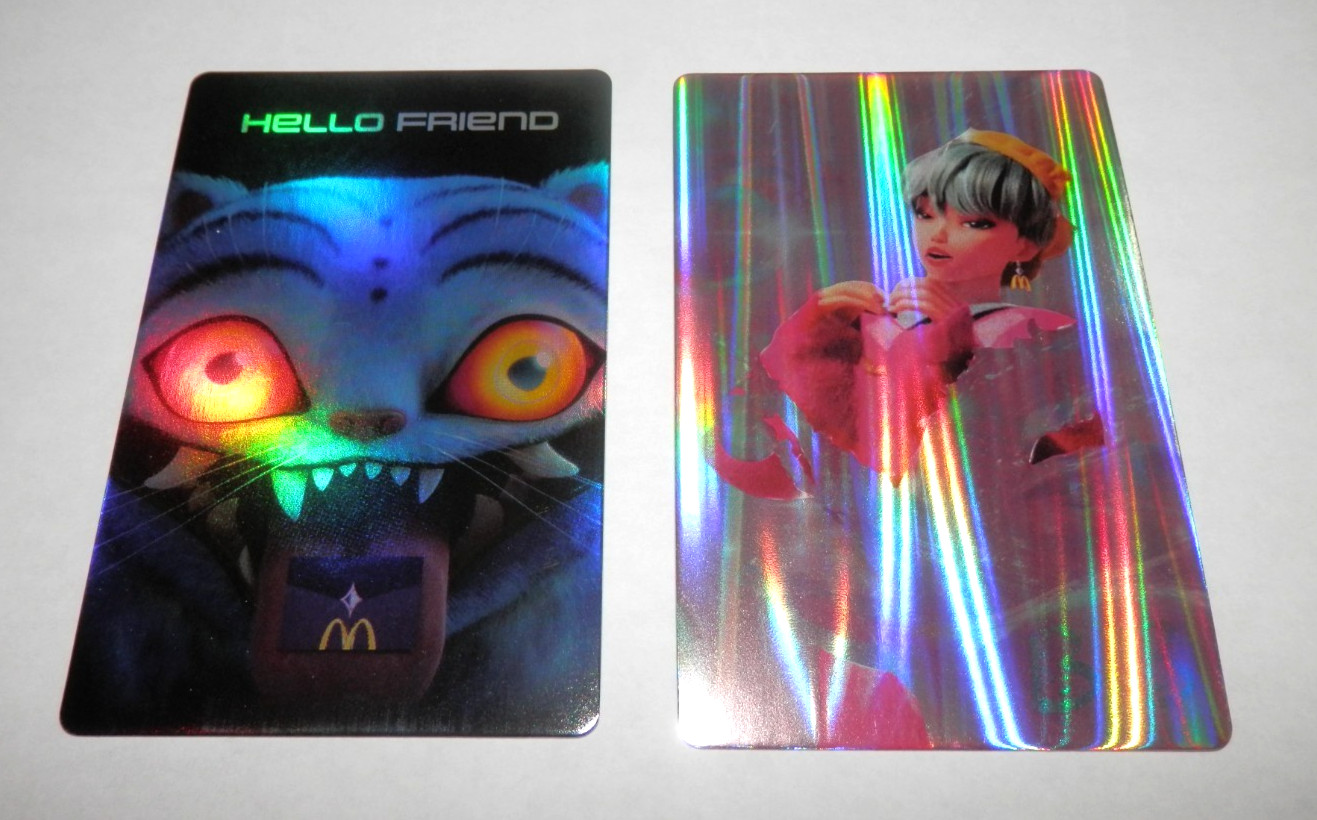 2026 McDonalds K-Pop Demon Hunter BABY BB Foil + VIP Collectible Card Saja Boys