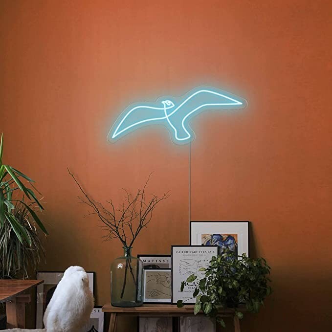 32″x13″ Bird Flex LED Neon Sign Light Party Gift Shop Wall Artwork Poster Décor