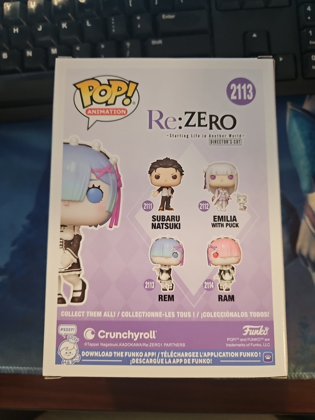 Funko Pop! Animation Re: Zero Starting Life in Another World Rem Figure 2113