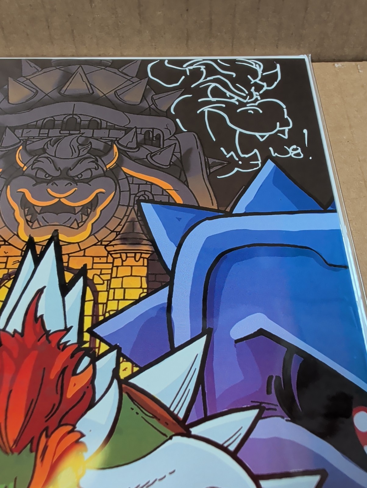 Absolute BOWSER ( Absolute Batman Homage) Embossed LTD 50 Signed/ Remarked