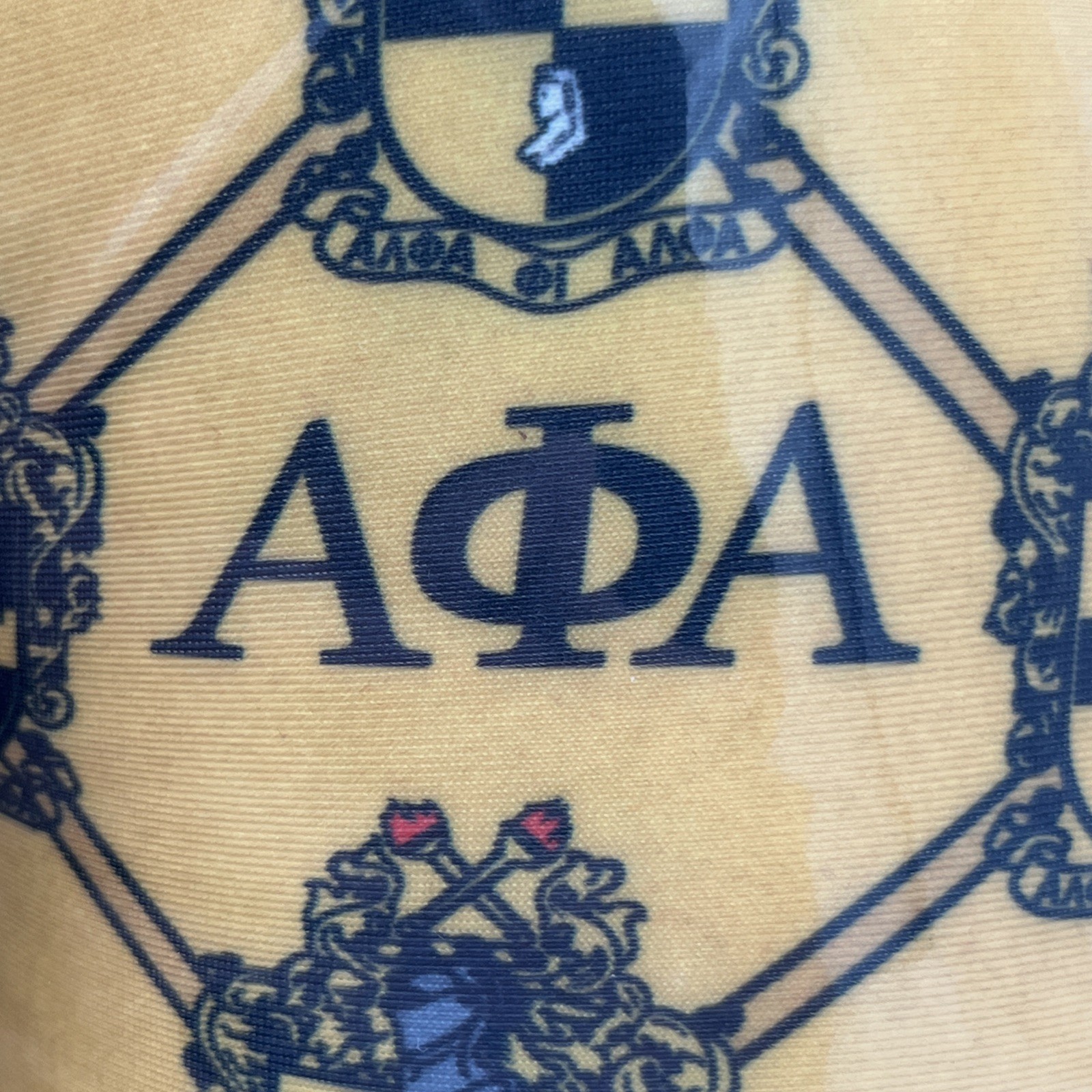 BRAND NEW!! Alpha Phi Alpha Fraternity Kozy Cushions Yellow Travel Neck Pillow