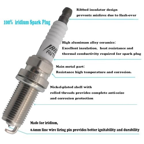 Iridium Spark Plug 16pcs Replace Chrysler Dodge Jeep Ram 4.7L 5.7L 6.4L V8