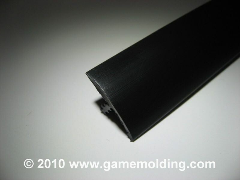 20 FT 3/4 INCH Smooth Black T-Molding (Arcade, MAME) FAST SHIP!