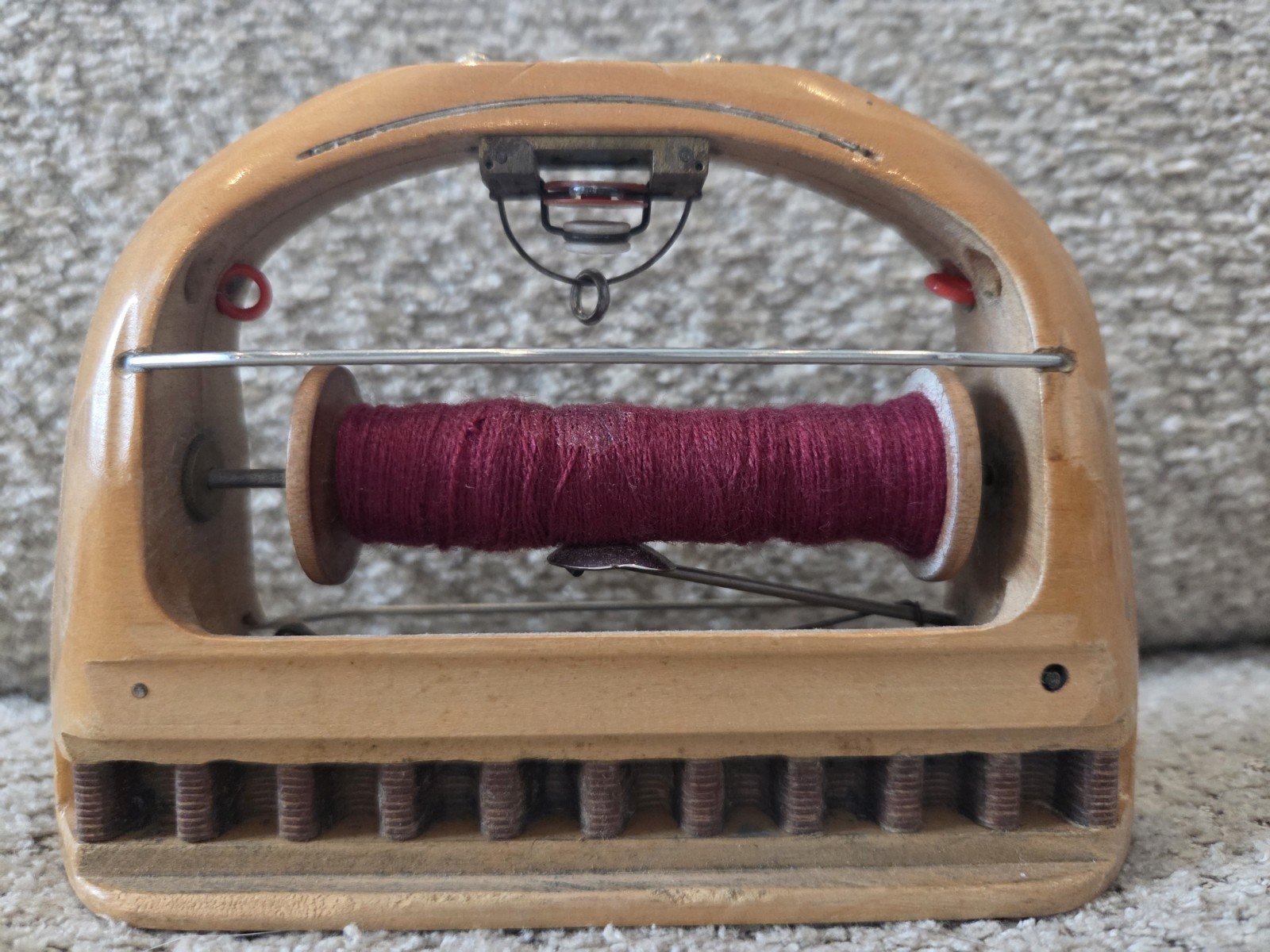 Antique Thread Bobbin Weaving Loom Shuttle, Sewing Tool