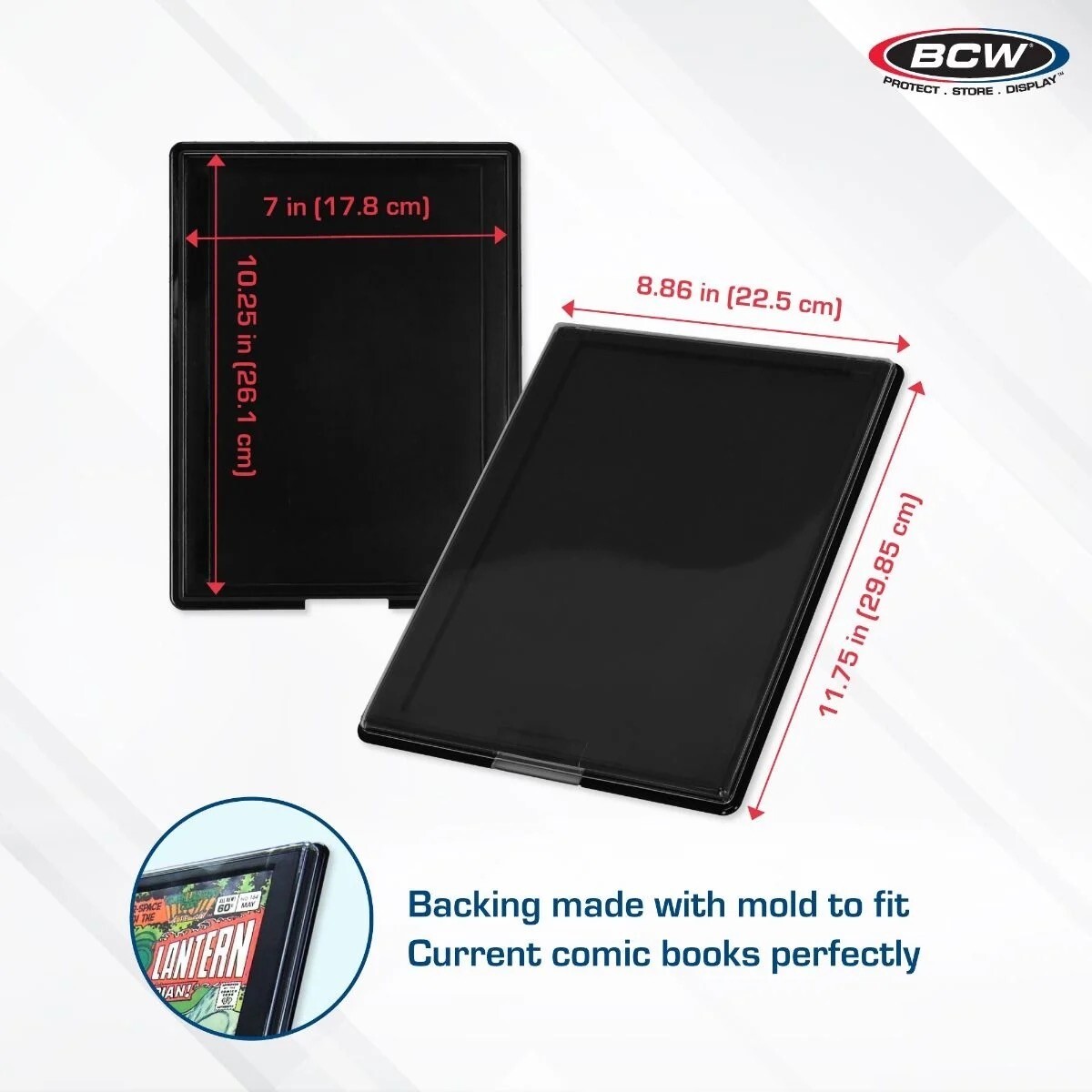 BCW Comic Book Showcase – Framed Display Case – Hangs On Wall – Current Size