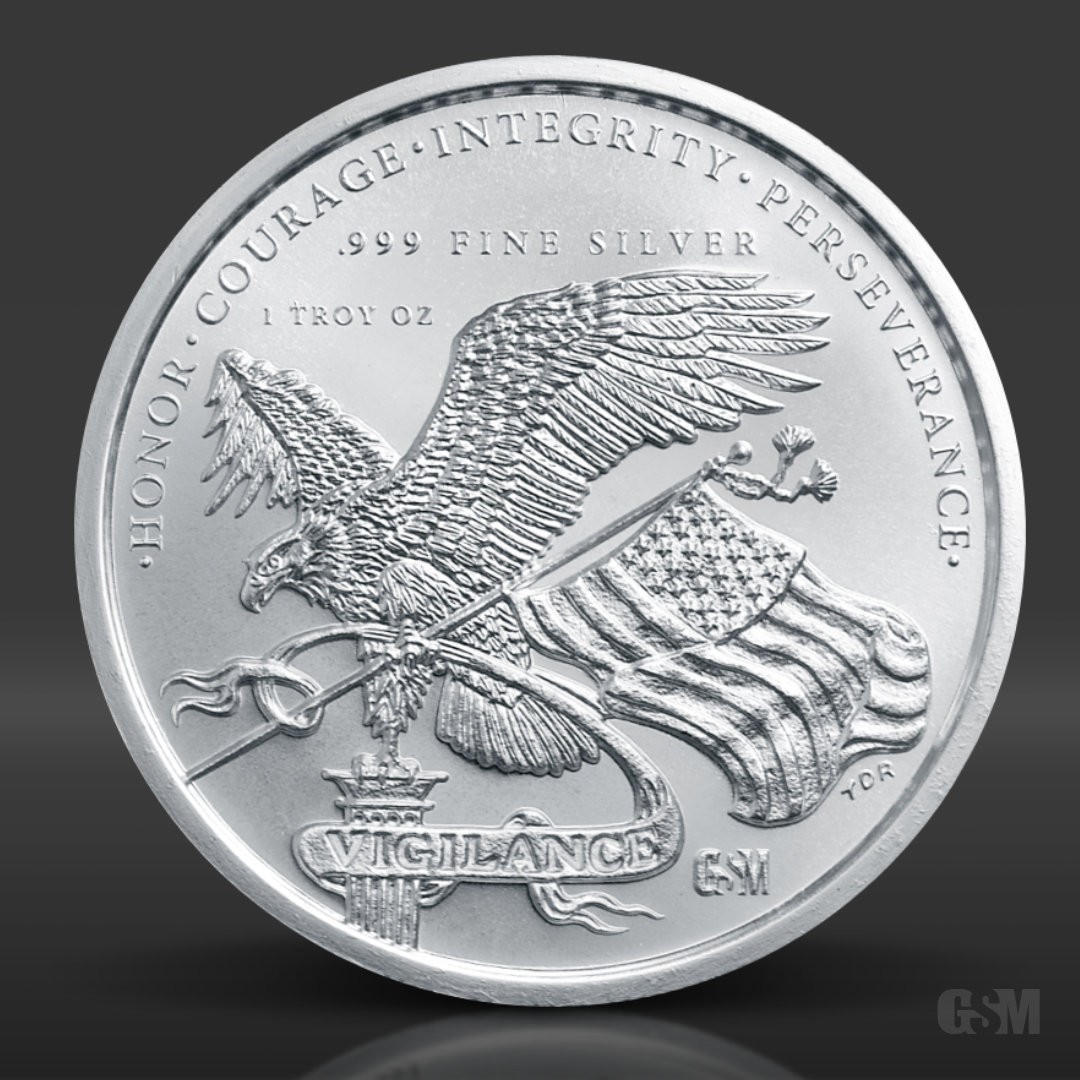 1 oz U.S. 250th Anniversary Silver Round .999 Fine bullion No Capsule