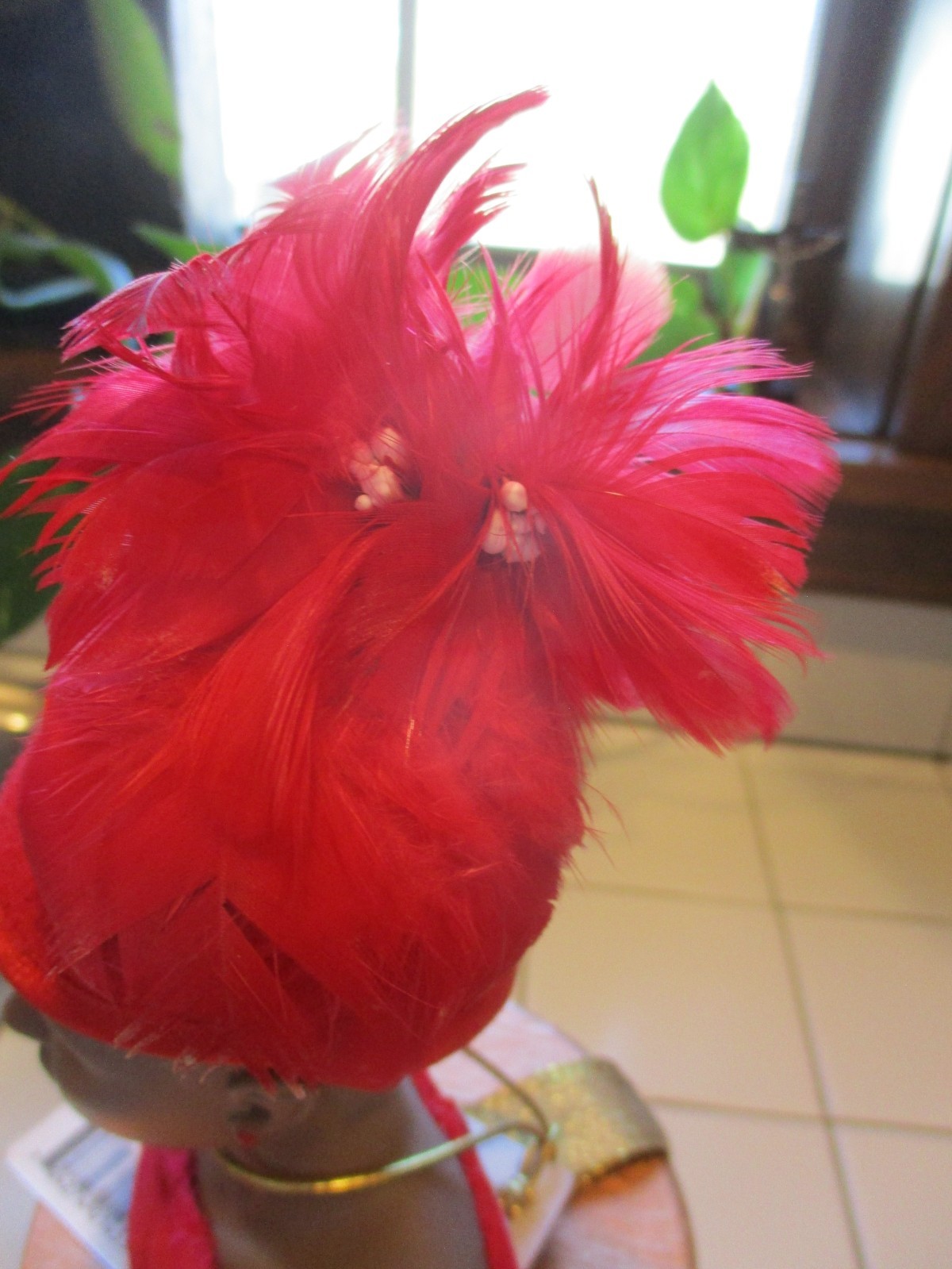 MINIATURE FASHION HATS BY HARRIET ROSEBUD & MANNEQUIN HEAD & HAT BOX NWT