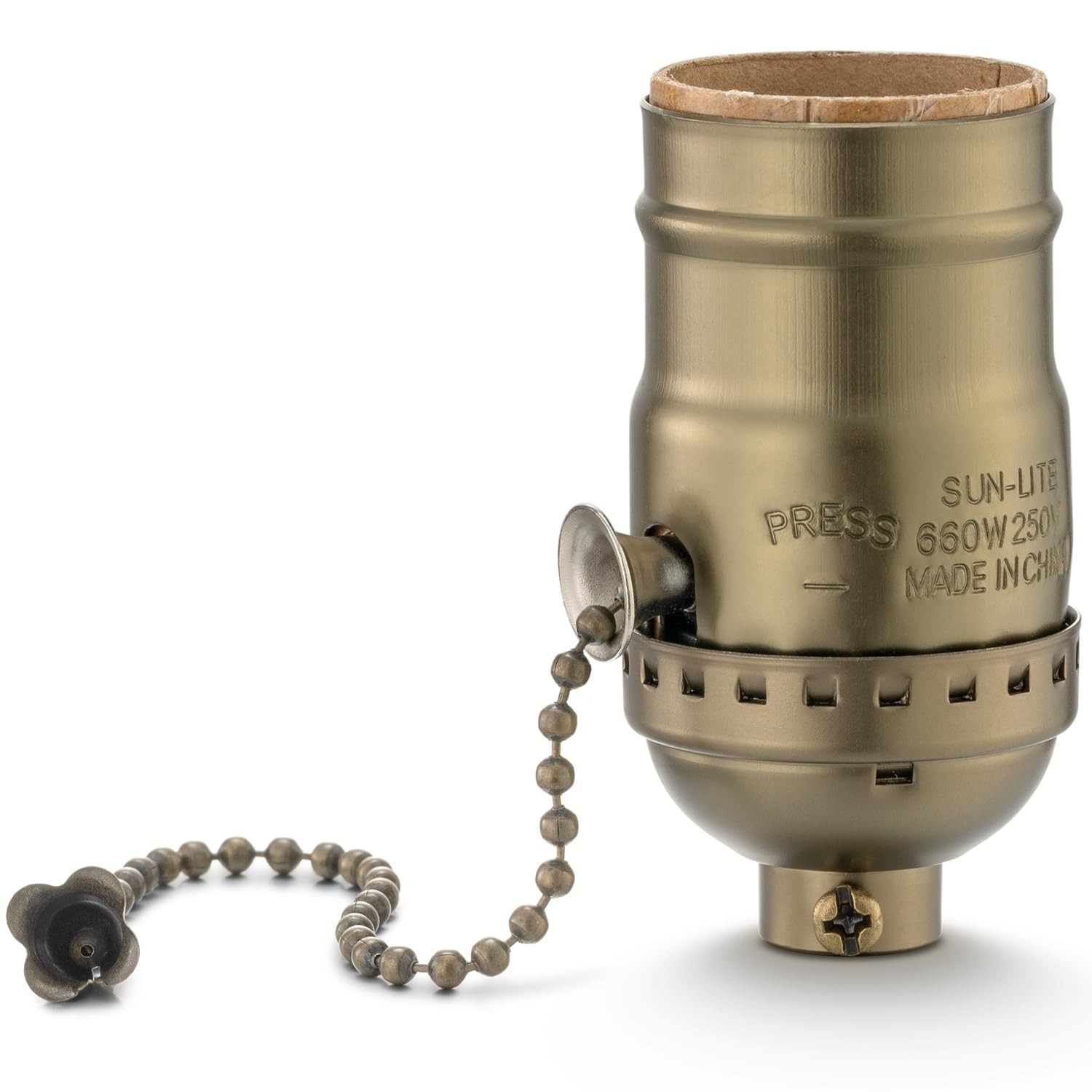 E26 Lamp Socket Replacement with Pull Chain – Safe & Easy to Use