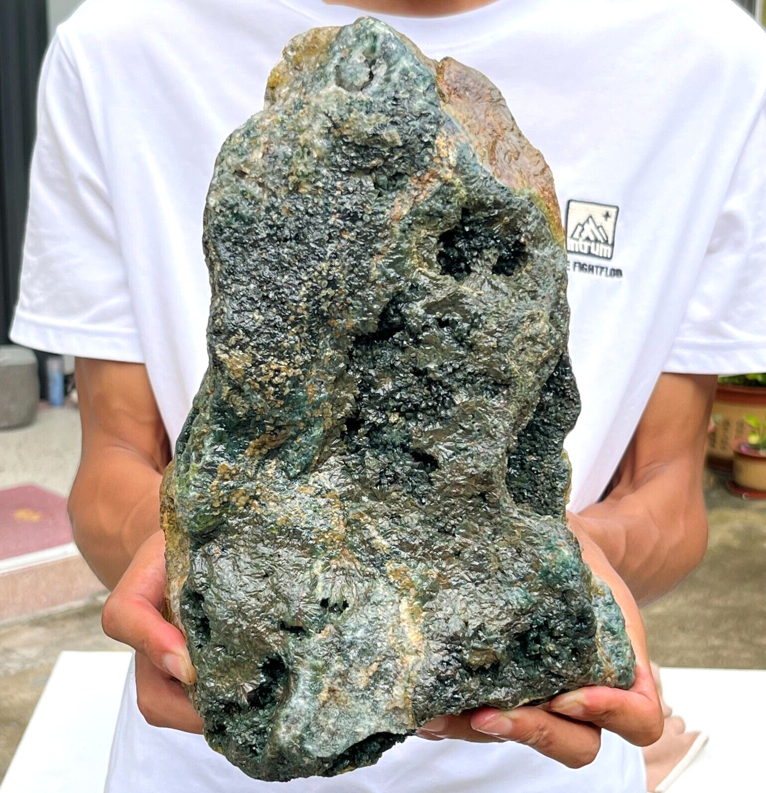 10.0LB Natural Raw Ocean Jasper & Druzy Rough Quartz Crystal Mineral Specimen