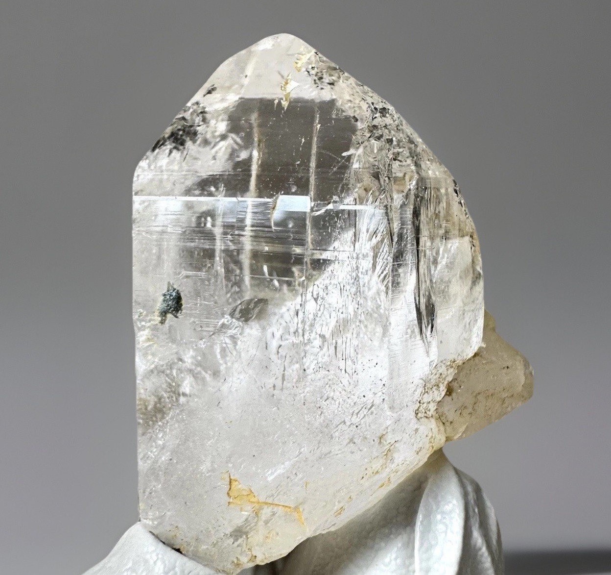 “Golden Meadow” Ganesh Himalayan Nepal Quartz Yellow Green Phantom Crystal