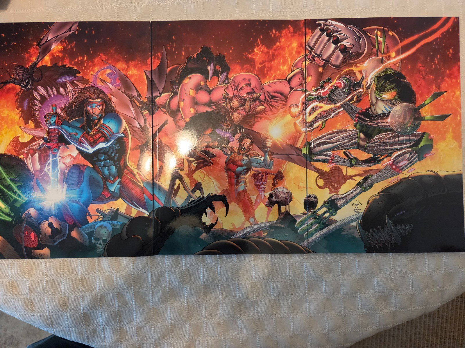 Jon Malin, Ethan Van Sciver, Shane Davis CG triple threat virgin variants