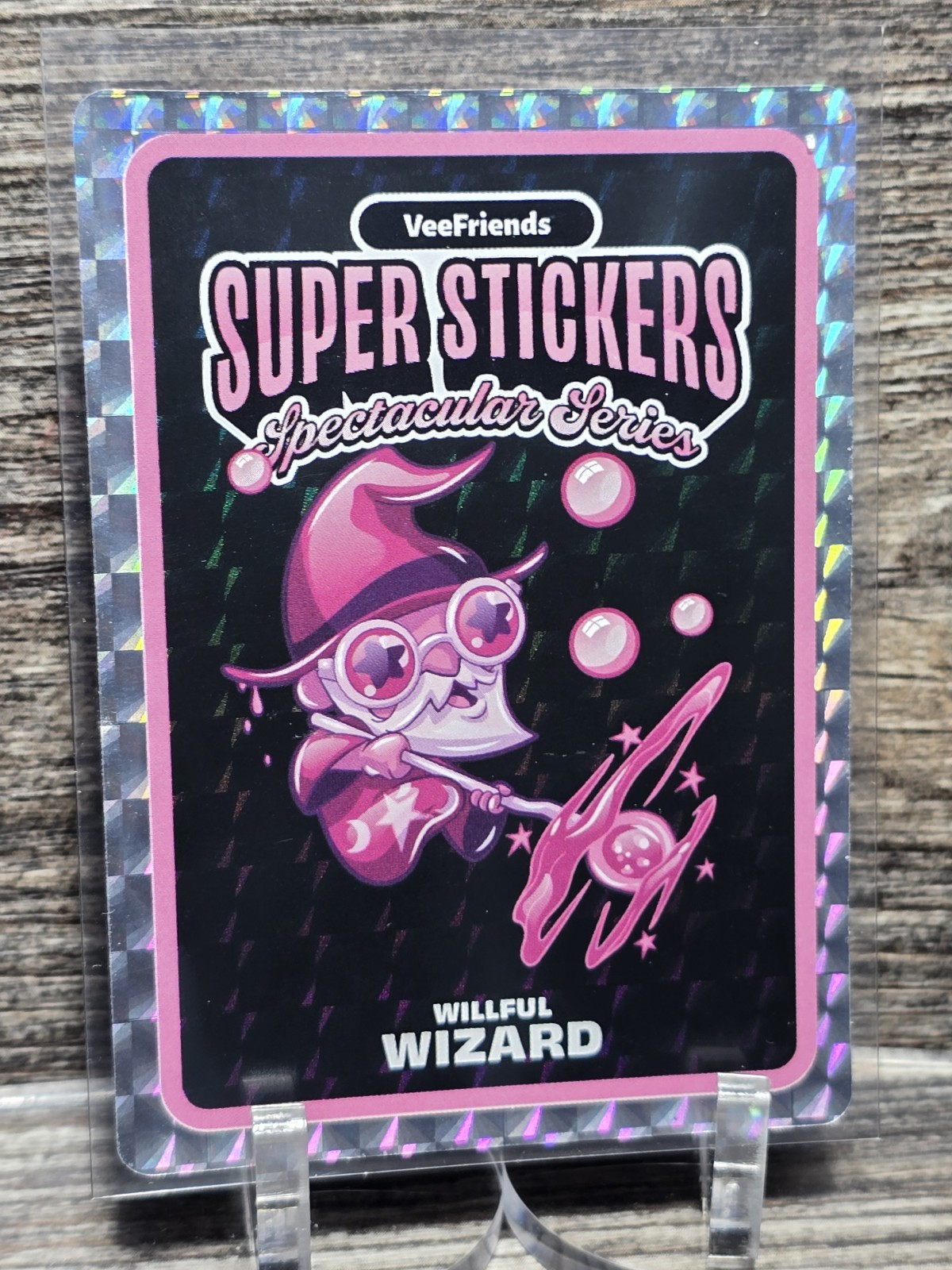 VeeFriends Super Stickers Spectacular Series Bubble Gum Willful Wizard