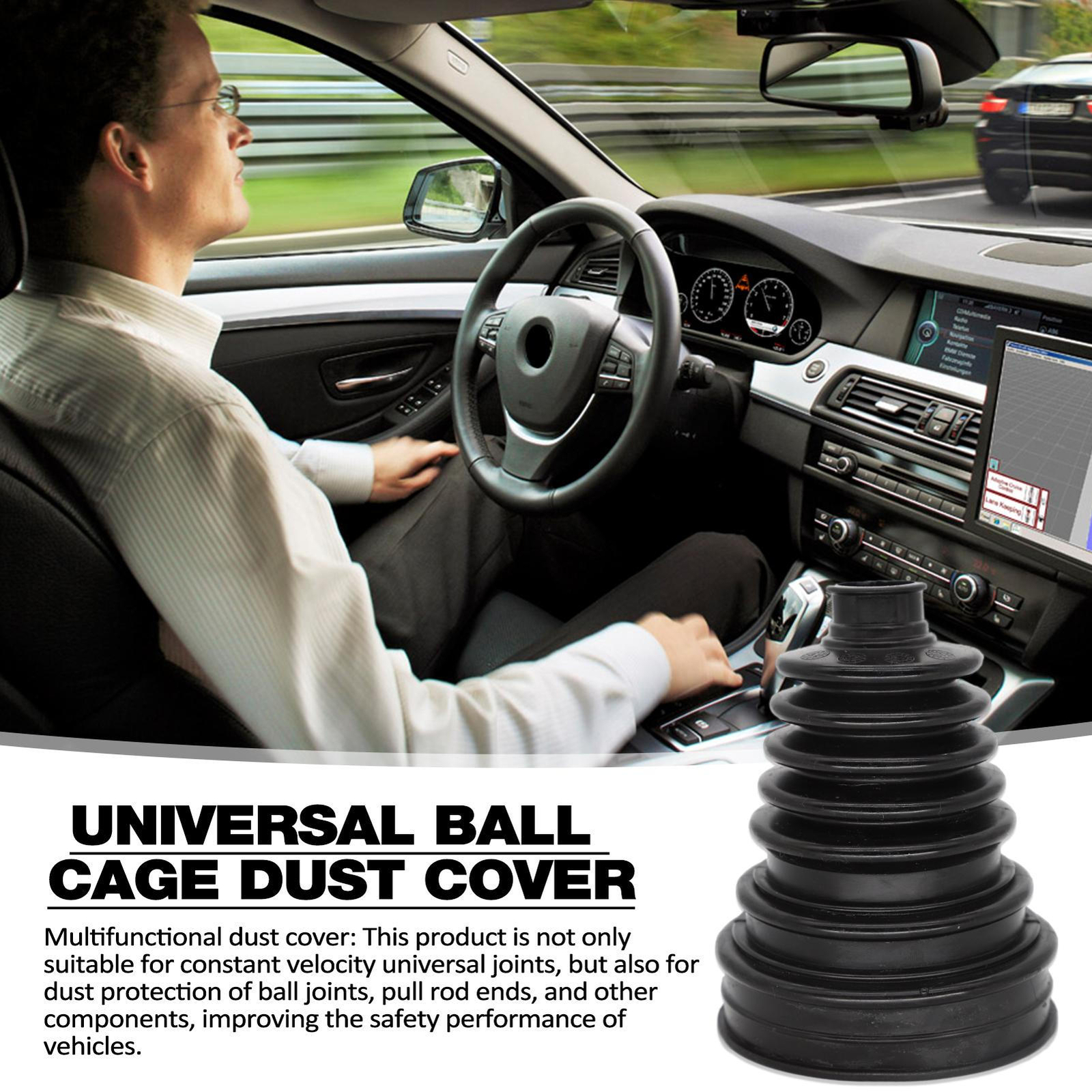 Universal CV Boot Kit Split Joint Gaiter Stretchable Replacement Car Auto Parts