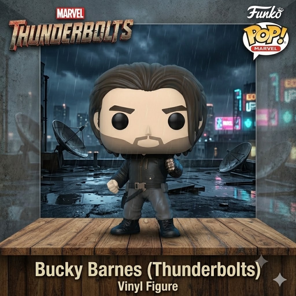 Funko Pop! Marvel: Thunderbolts – Bucky Barnes – Vinyl Figure #1843 #76029