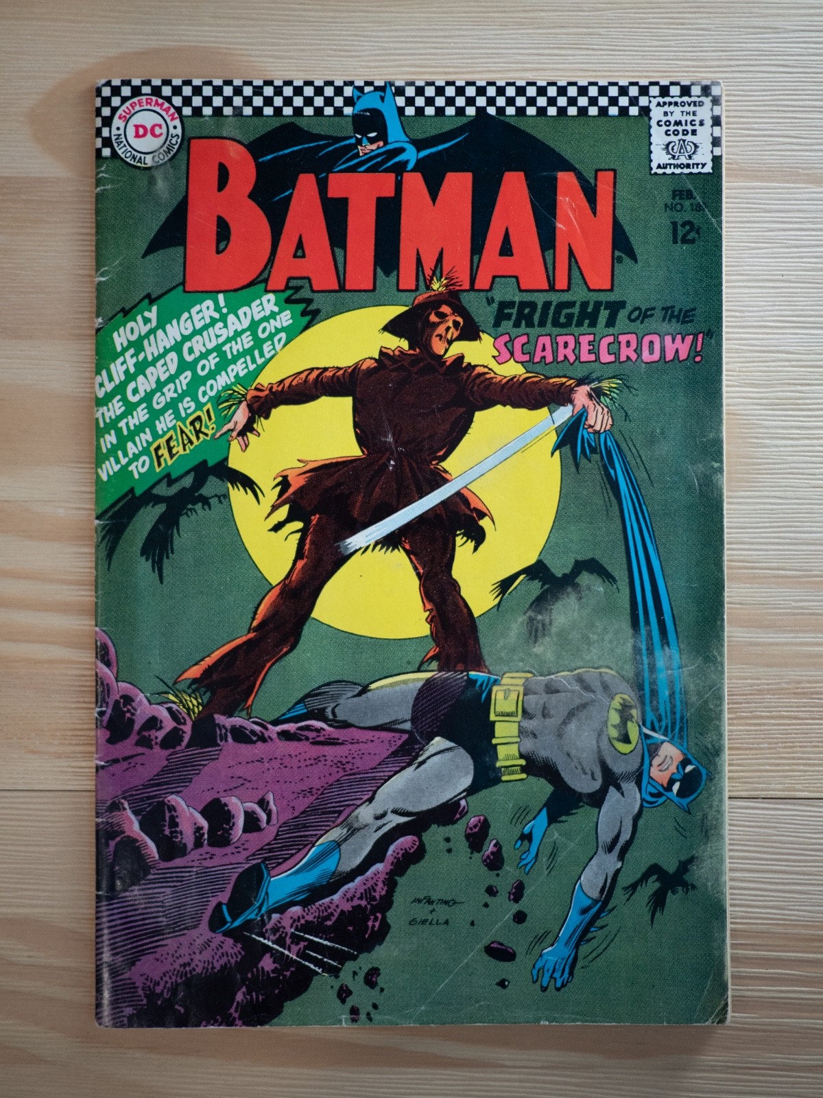 Batman #189 (1967) DC Comics – 1st Silver Age Scarecrow – Complete