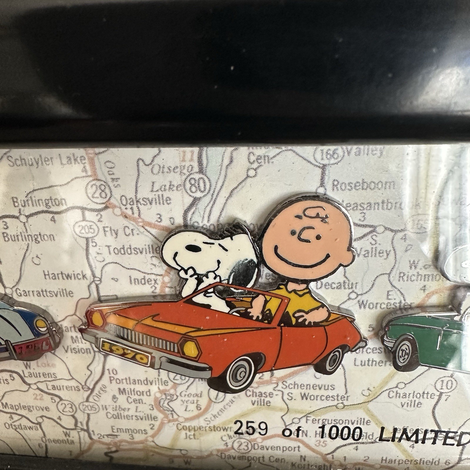 PEANUTS Snoopy Collector Limited Edition 50th Anniversary Pin Set in Case