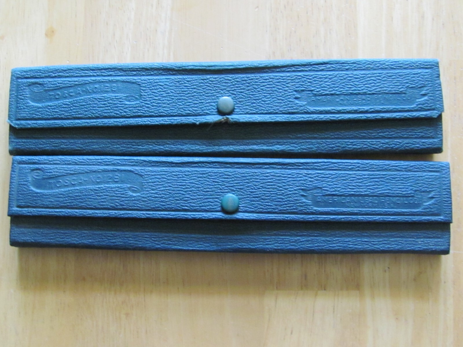 2 ANTIQUE AMERICAN LEAD PENCIL CO. NEW YORK CASES TOSCA-NO 23