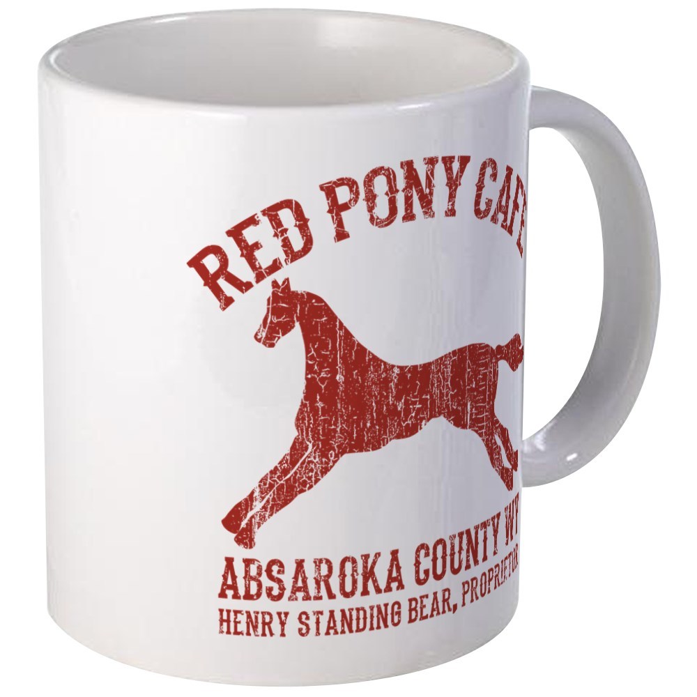 11oz mug Longmire Red Pony Cafe – Ceramic Printed Coffee Tea Cup Gift