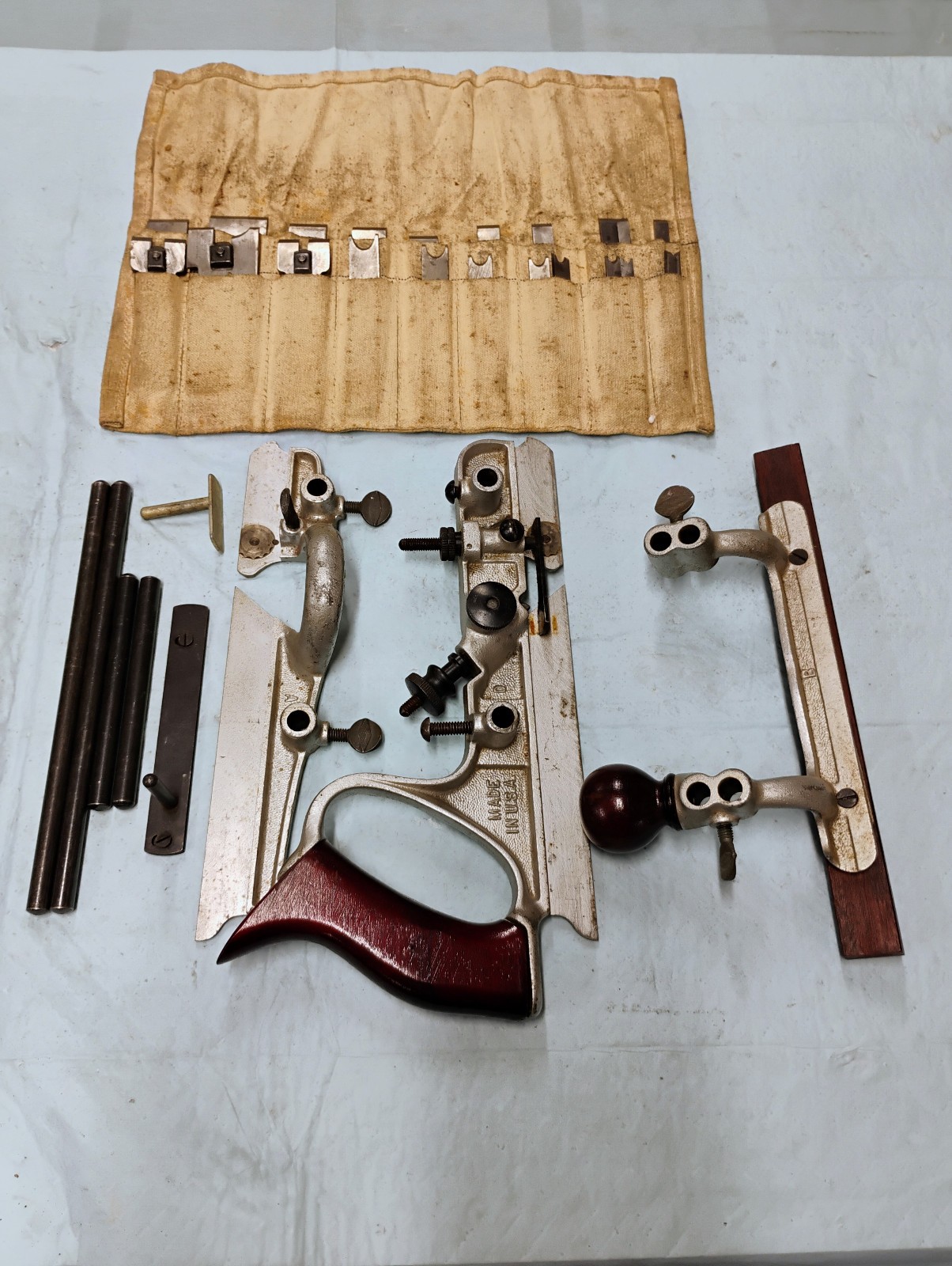 Sargent 1080PB Combination Plane Set Vintage Original w/ Box. & 22 Cutters
