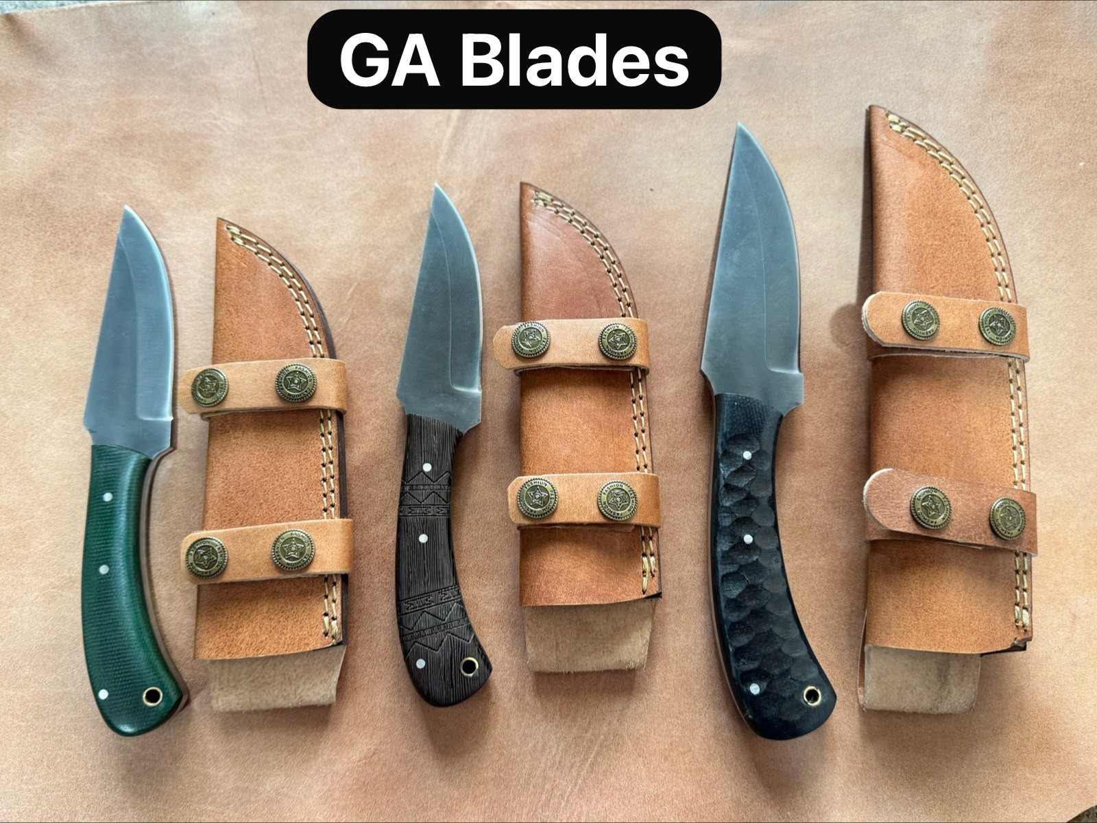Lot of 3 Handmade Compatible With vinkler Knives Replica Knives With Sheath
