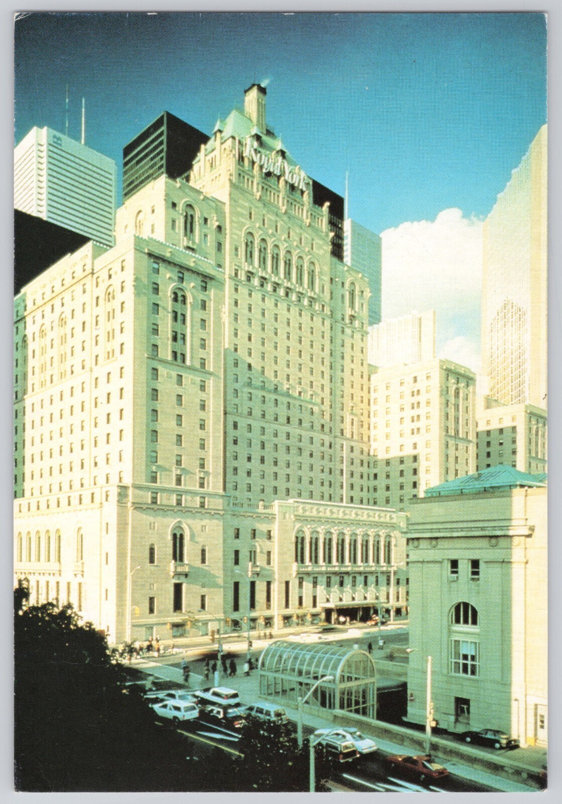 Giant Postcard Royal York hotel, Toronto, Ontario, Canada