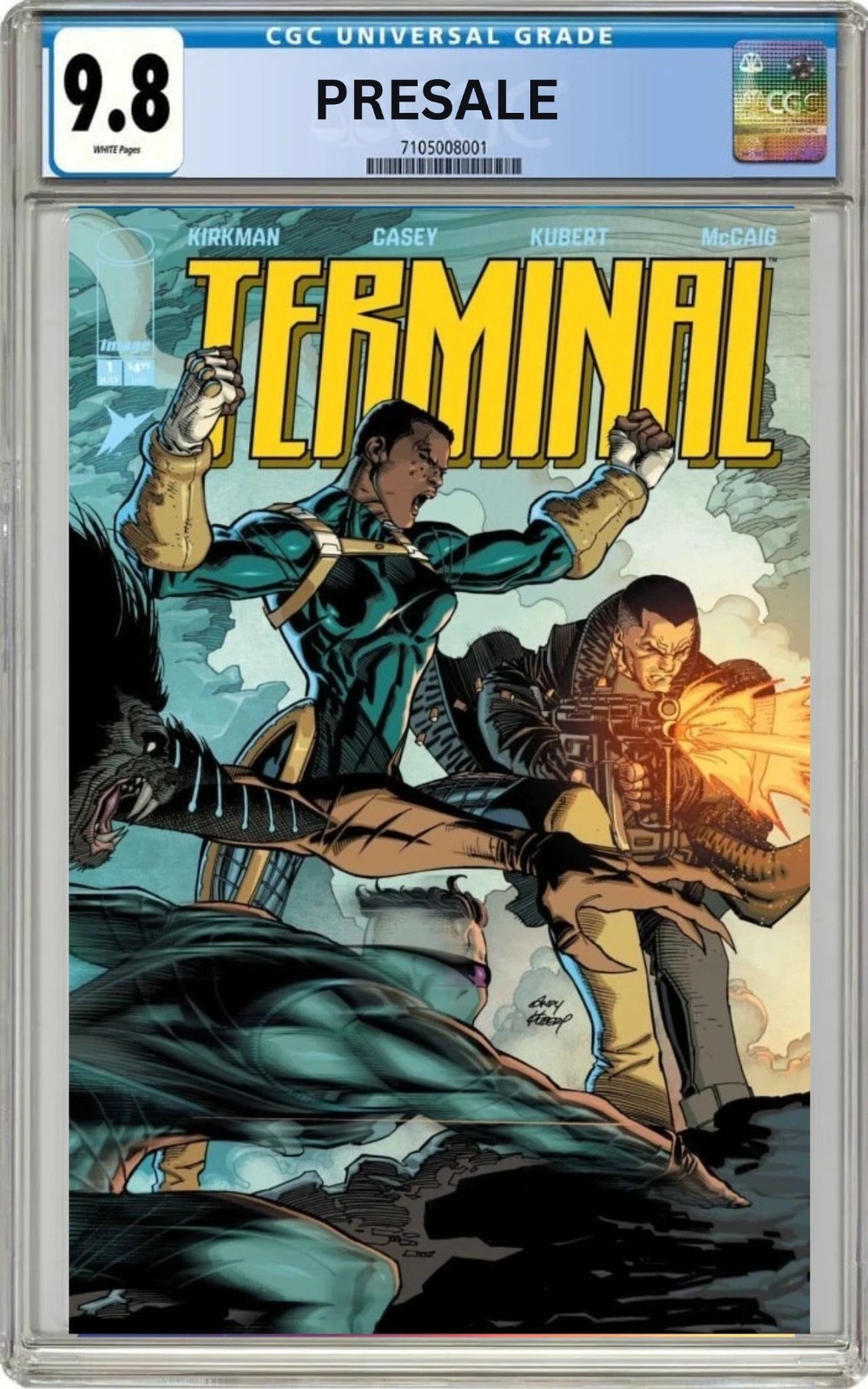 CGC 9.8 Terminal #1 cover A Wraparound Image PreSale 7/1/26 KIRKMAN (Invincible)