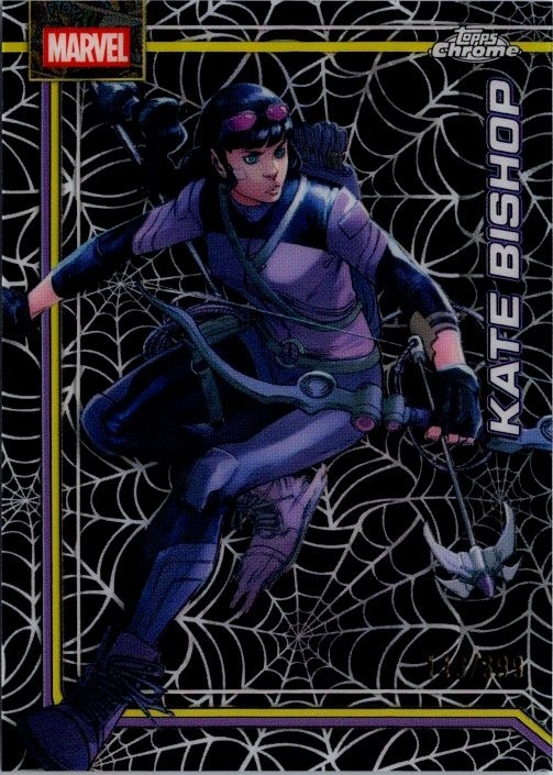 2026 Topps Chrome Marvel Kate Bishop Black Refractor #63 /399