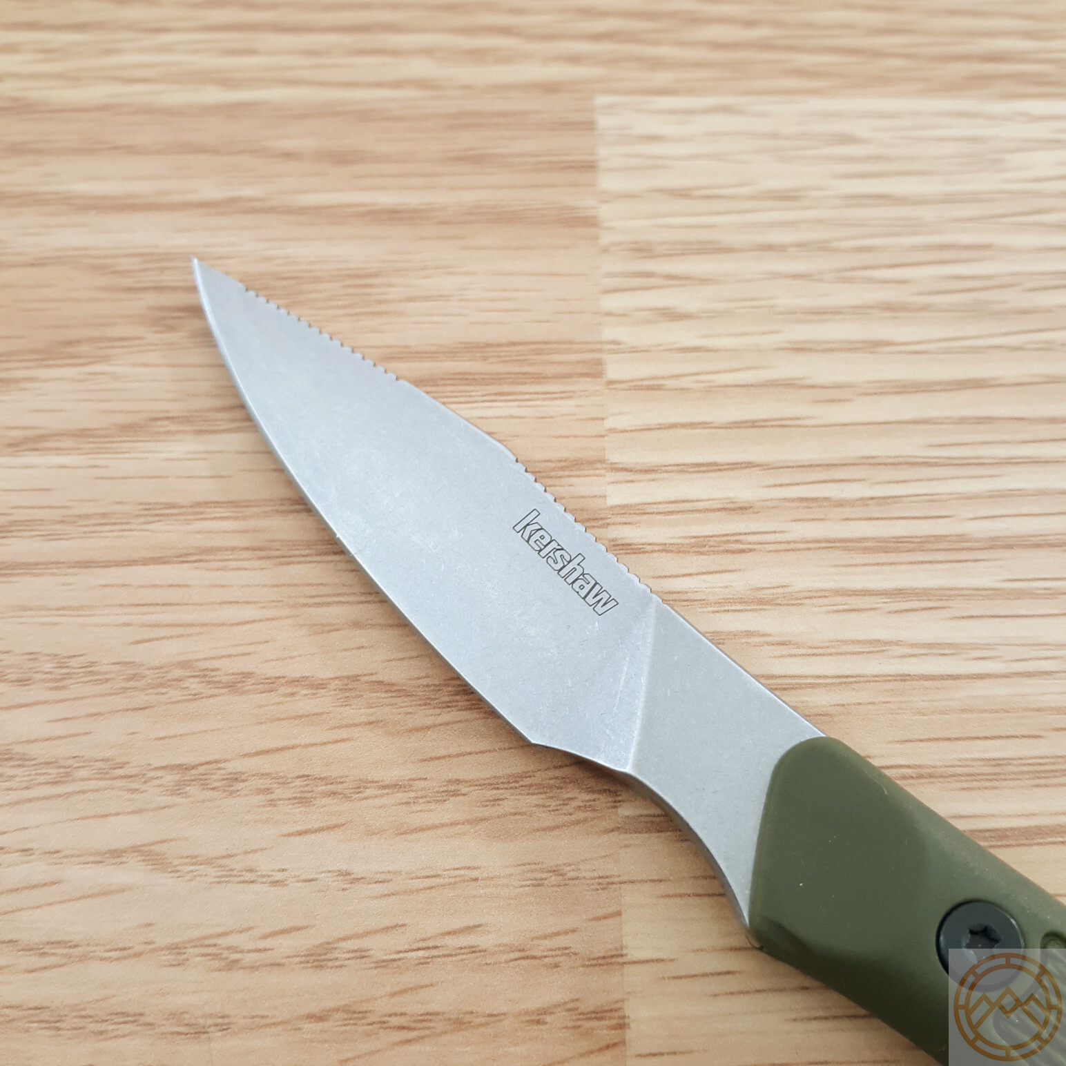 Kershaw Caper Fixed Knife 3.30″ D2 Tool Steel Blade Polypropylene/Rubber Overlay