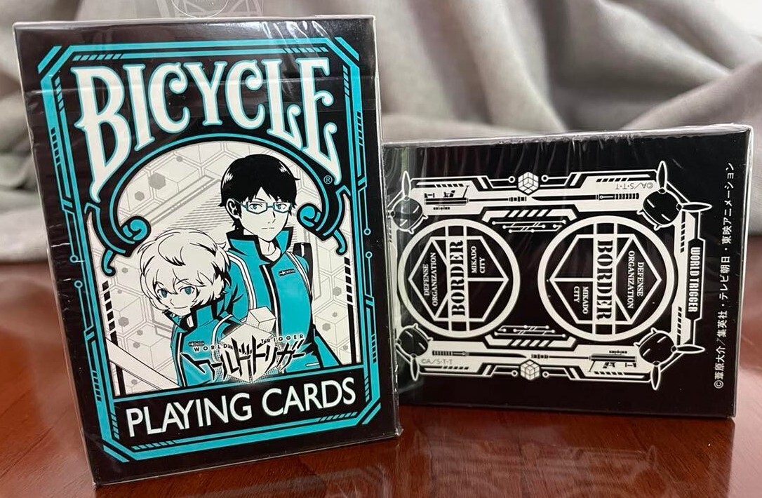 1 DECK Bicycle World Trigger Japan anime playing cards USA SELLER!