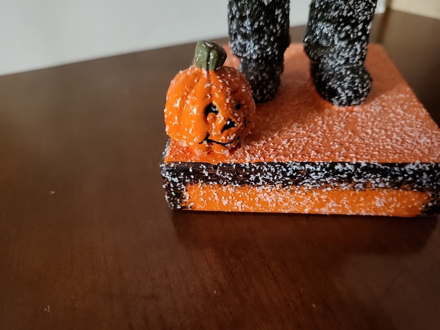 Margaret Haire KITSCHY Halloween Barnaby’s Bowtie Figurine, Fall Art