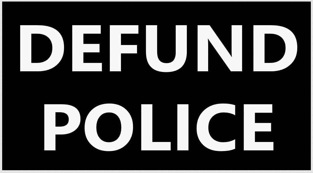DEFUND THE POLICE BUMPER STICKER DECAL BLM BLACK LIVES MATTER GEORGE FLOYD