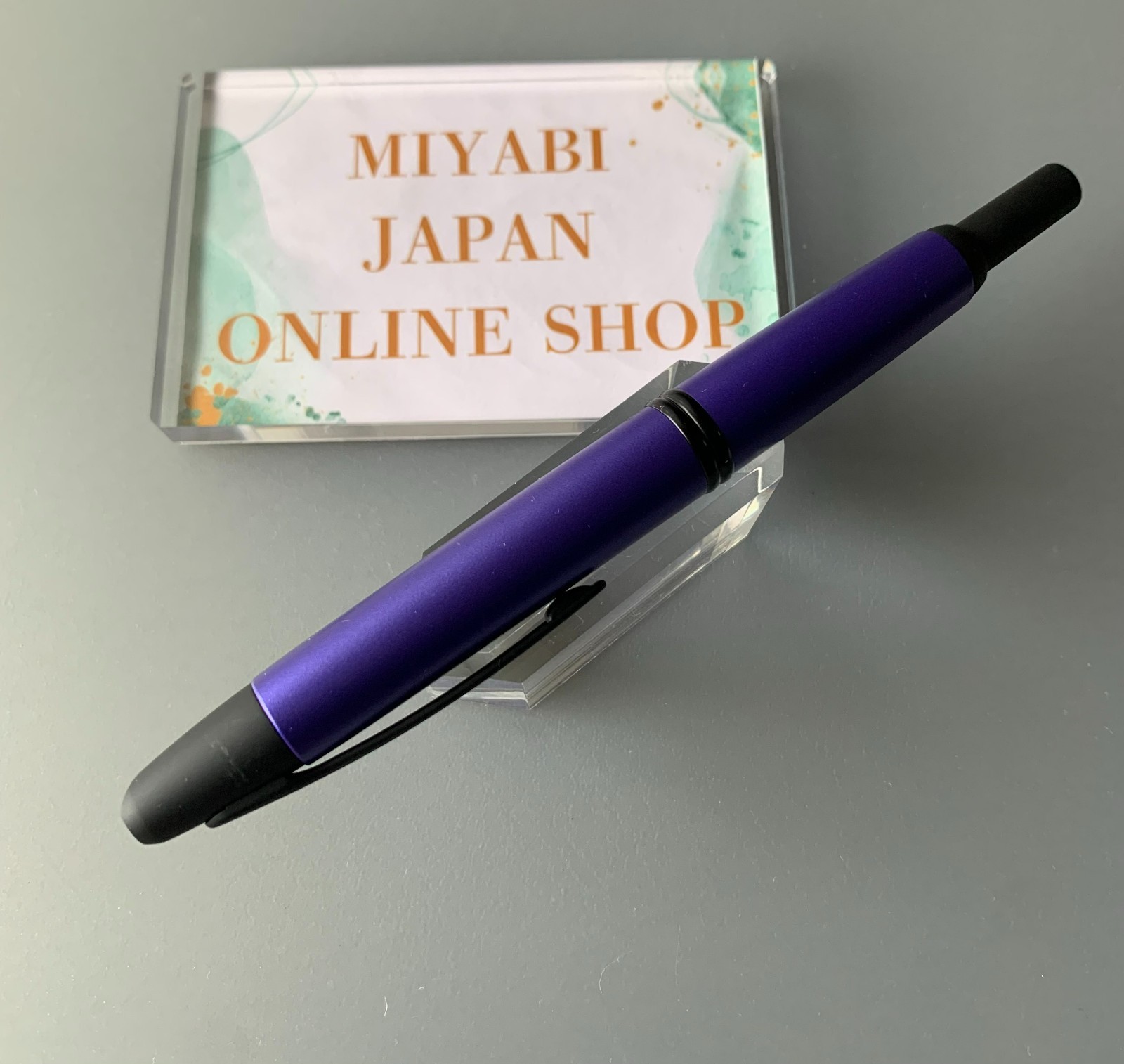 PILOT Capless Vanishing Point MATTE PURPLE Special Alloy Steel Nib with CON-40