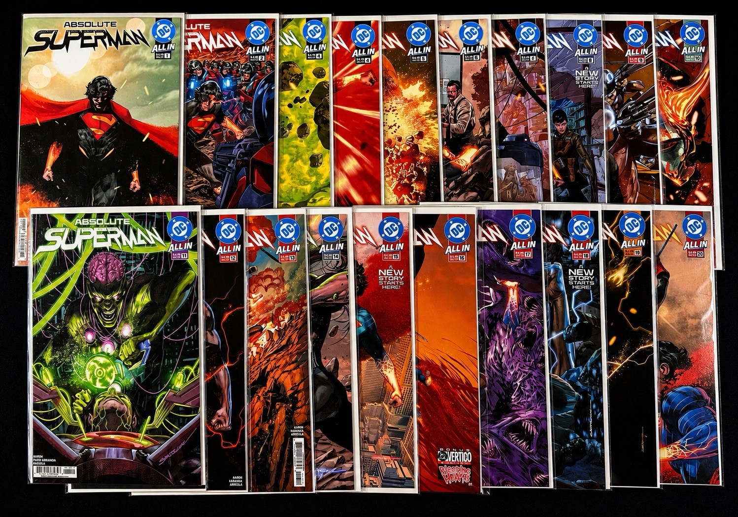 Absolute Superman 1 2 3 4 5 6 7 8 9 10 11 12 13 14 15 16 17 18 19 20 1st PRINT