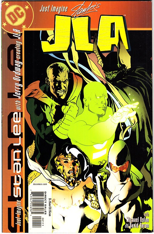 JUST IMAGINE STAN LEE WITH JERRY ORDWAY CREATING JLA NM Signed Lee/Ordway 2002