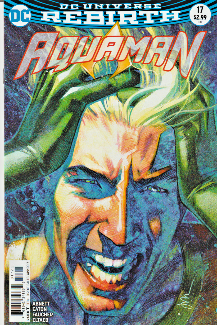 AQUAMAN #17 JOSHUA MIDDLETON VARIANT WARHEAD DC 2017 NICE!!!