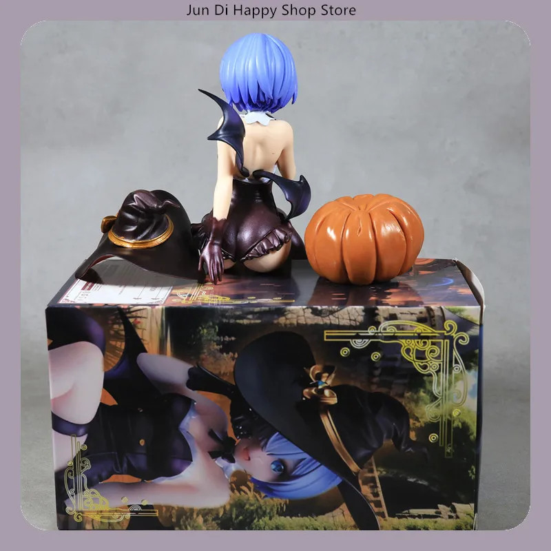 Rem figure Re Zero Halloween Magic Night 18cm PVC anime statue collectible