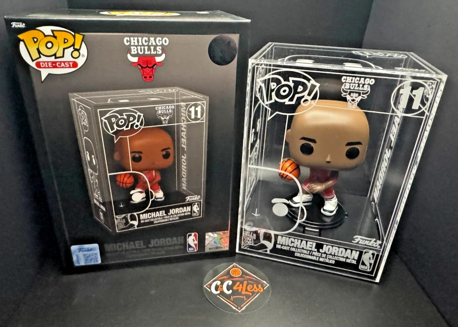 Funko Pop-Die Cast 🏀 #11 Michael Jordan 🏀 💎Funko Exclusive💎 🔥 Non-Chase 🔥