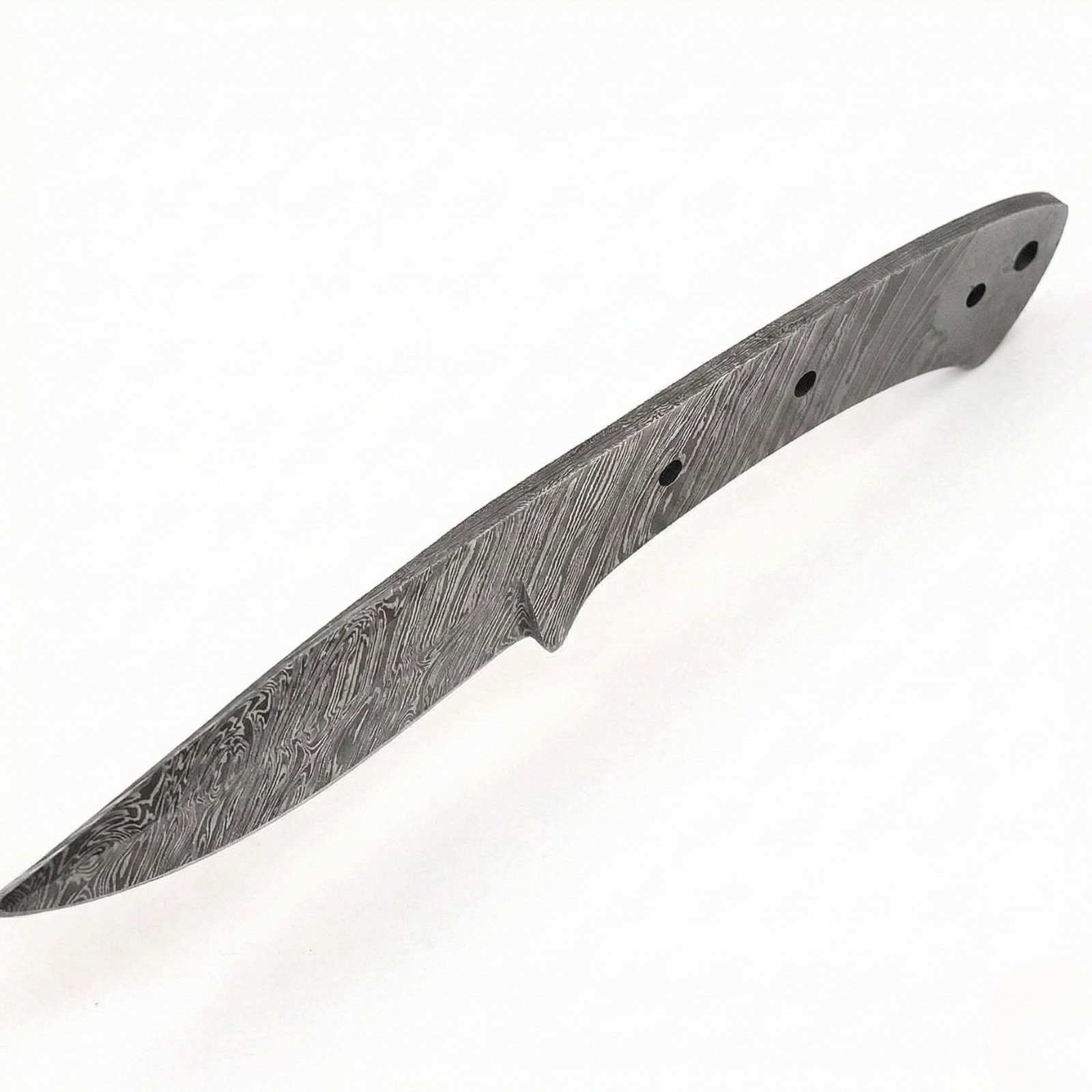 Tactical Damascus DIY Knife Making Kit Bushcraft Survival Blank Full Tang Scout