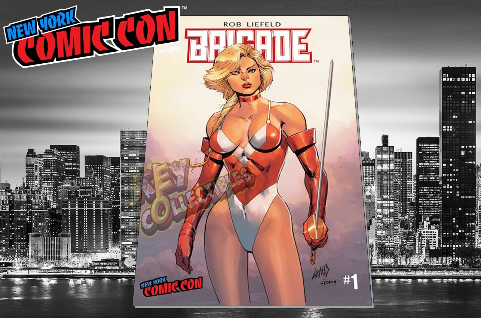 2019 NYCC BRIGADE: EXTREME FORCES #1 Cover C SUNDAY VARIANT – L.E. 50