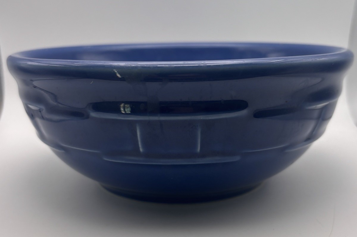 Longaberger “Woven Traditions Cornflower” 6 7/8 Inch Cereal Bowl