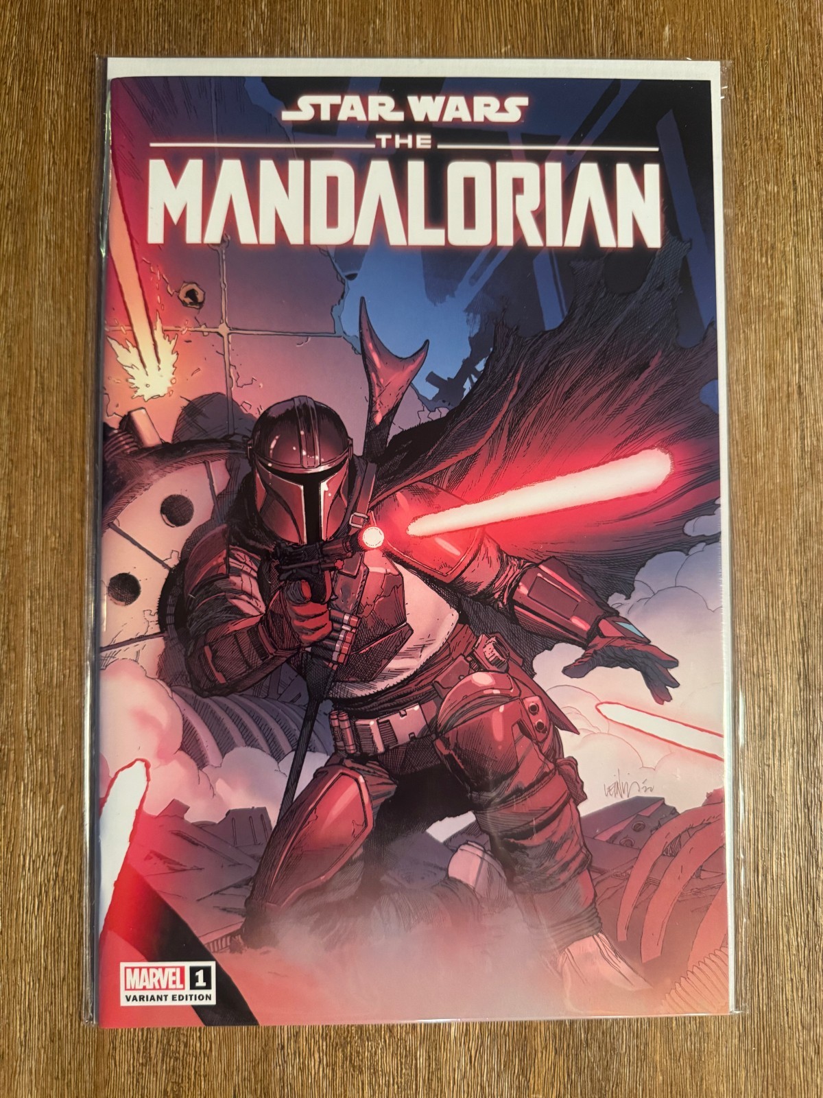 Star Wars The Mandalorian #1 1:50 Leinil Francis Yu Variant Marvel 2022 Fanexpo