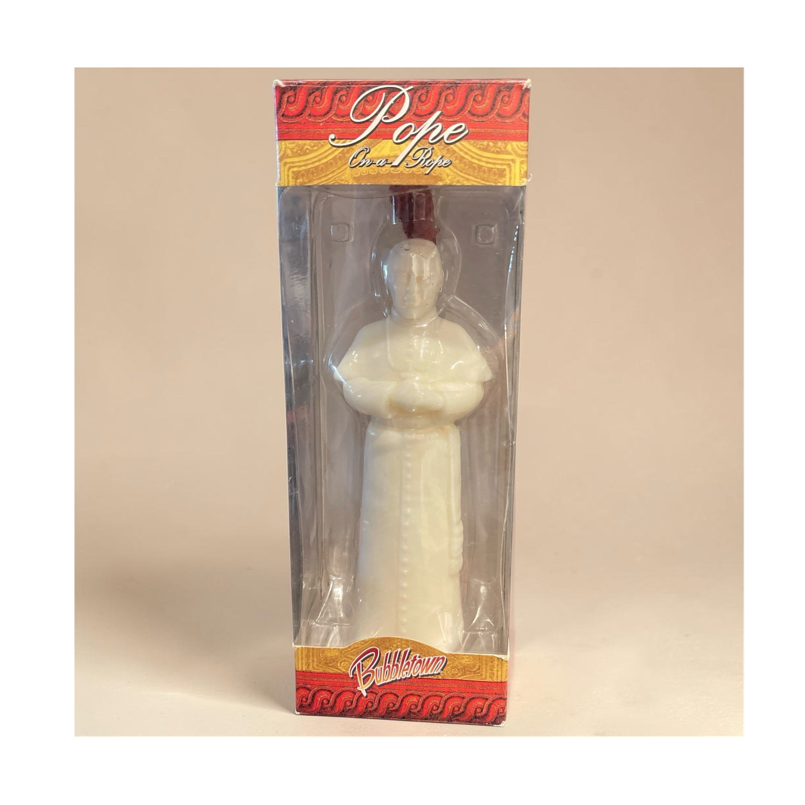 Extremely RARE! Bubbletown Pope on a Rope Soap Figure – as seen on SNL