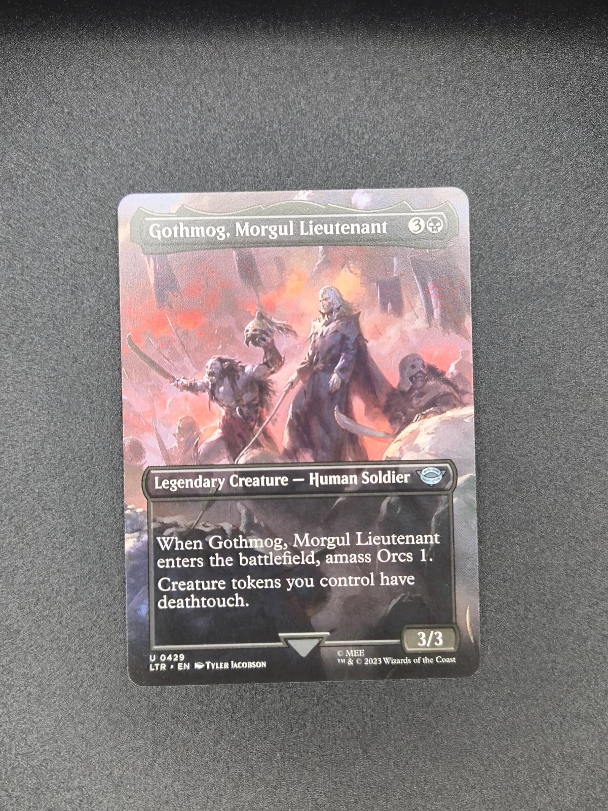 Gothmog, Morgul Lieutenant (Borderless) 429 Universes Beyond: LTR MTG NM