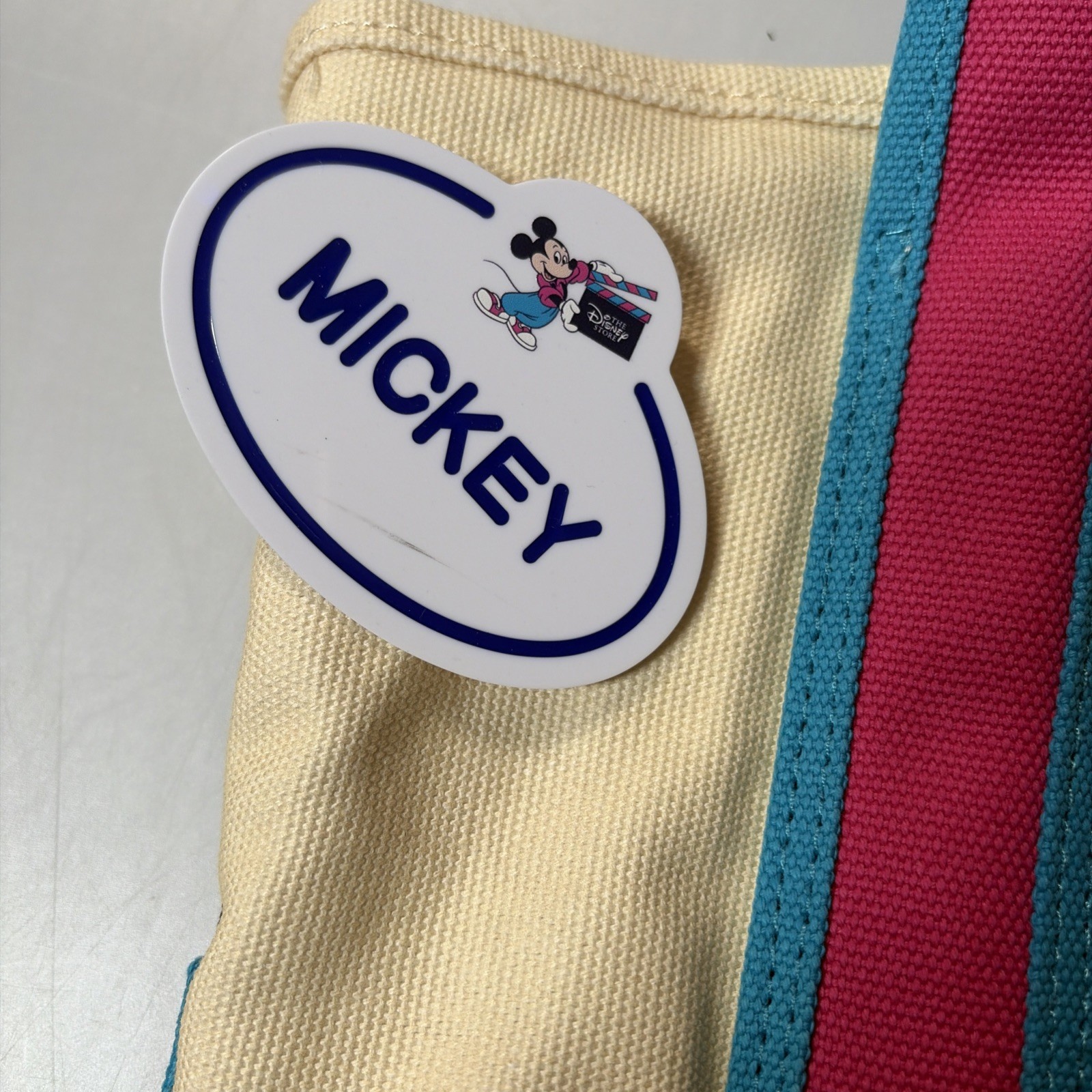 Mickey Mouse Disney Store Est. 1987 Exclusive Mini Canvas Tote Bag